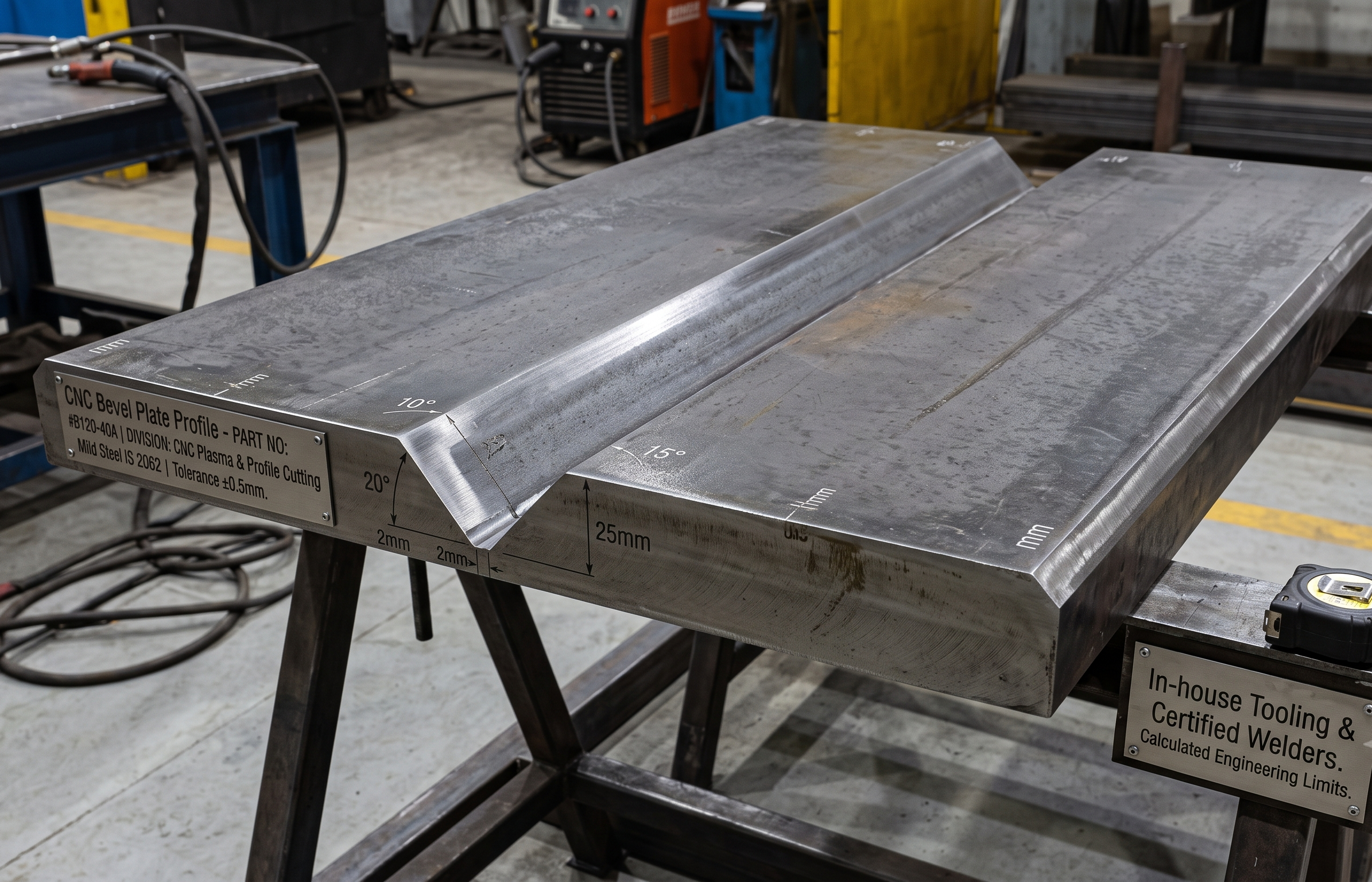 CNC Bevel Plate Profile